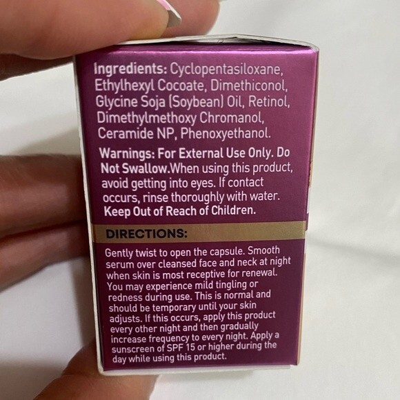 3/$35 - RoC Retinol Correxion Line Smoothing Night Serum Capsules - Picture 5 of 5